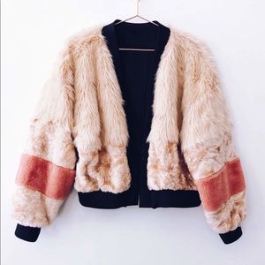 YFB Paris Boho Faux Fur Jacket